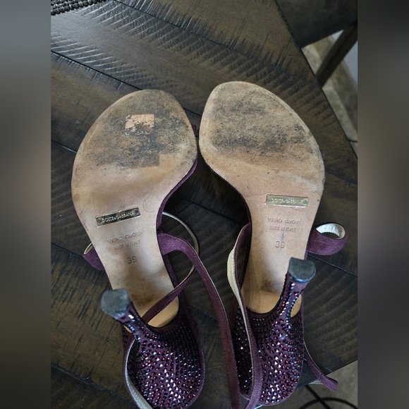 Dolce & Gabbana Strappy Rhinestone Heels - Picture 11 of 14